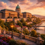 budapest, hungary, palace at sunrise, be coastal magazine
